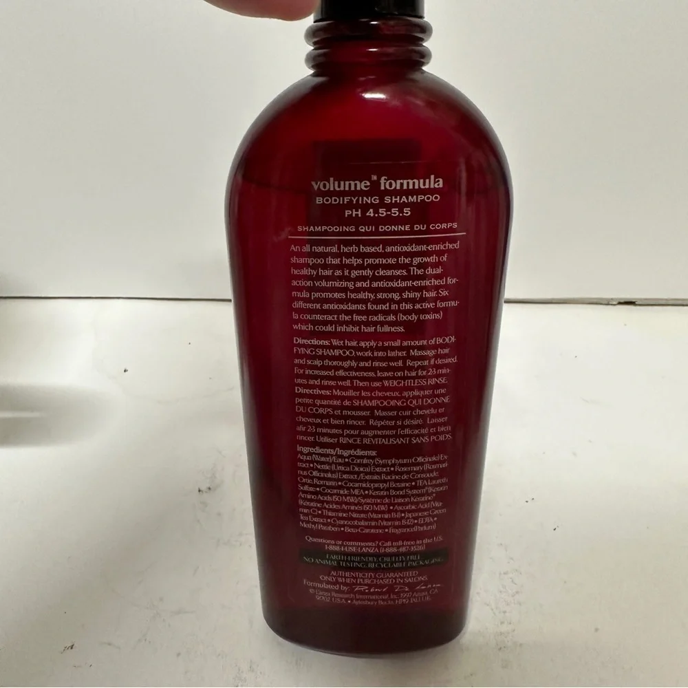 Lanza Bodifying Shampoo Volume 12.6 OZ HTF